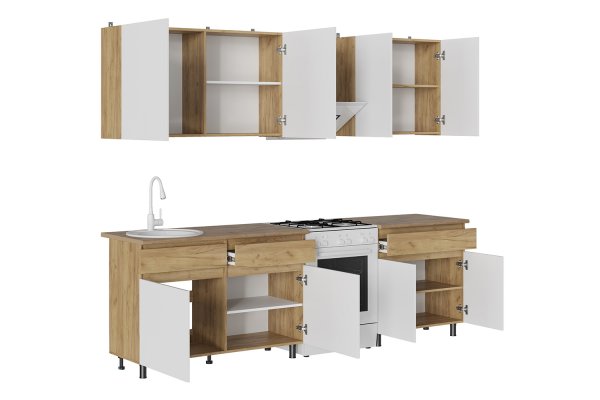 Кухонный гарнитур "Квик-степ" 2,0 м